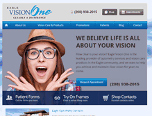 Tablet Screenshot of eaglevisionone.com